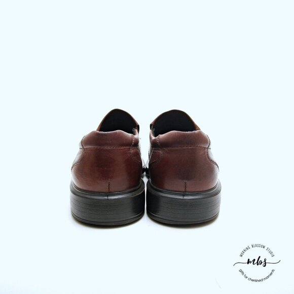 Ecco Helsinki Brown Leather‎ Loafer Slip Ons main image 13